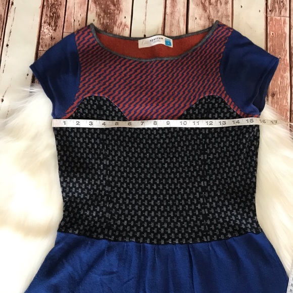 Anthropologie Sparrow Dress Color Block Small - Picture 6 of 16